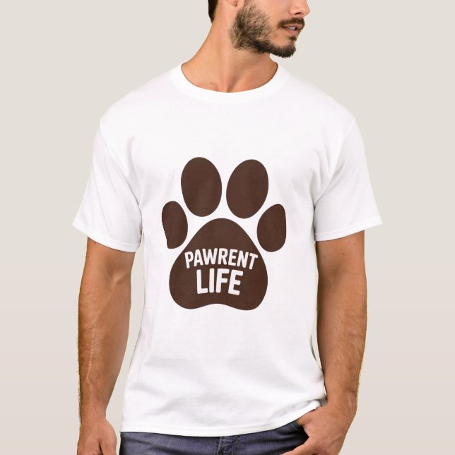 T-shirt Chemise de vie Pawrent (Devant)