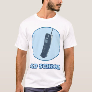 T-shirt Chemise de vieille école (téléphone portable)