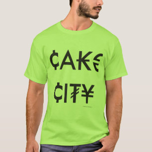 T-shirt Chemise de ville de gâteau