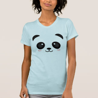 T-shirt Chemise de visage de panda de Kawaii