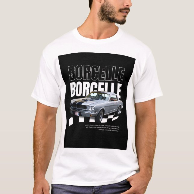 T-shirt chemise de voiture (Devant)