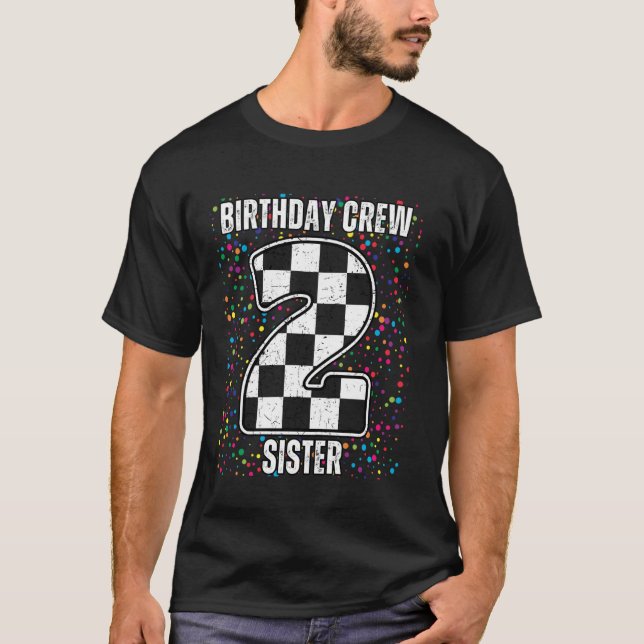 T-shirt Chemise de voiture de course pour garçon de 2 ans  (Devant)