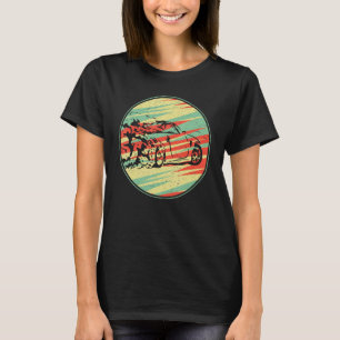 T-shirt Chemise De Voiture En Déplacement Rétro Vintage le