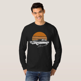 T-shirt Chemise de voiture musculaire américaine – Hommes