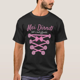 T-shirt Chemise de Volksfest Mon Dirndl Hob I Ned G fundn