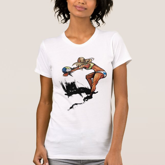 T-shirt Chemise de volley-ball (Devant)