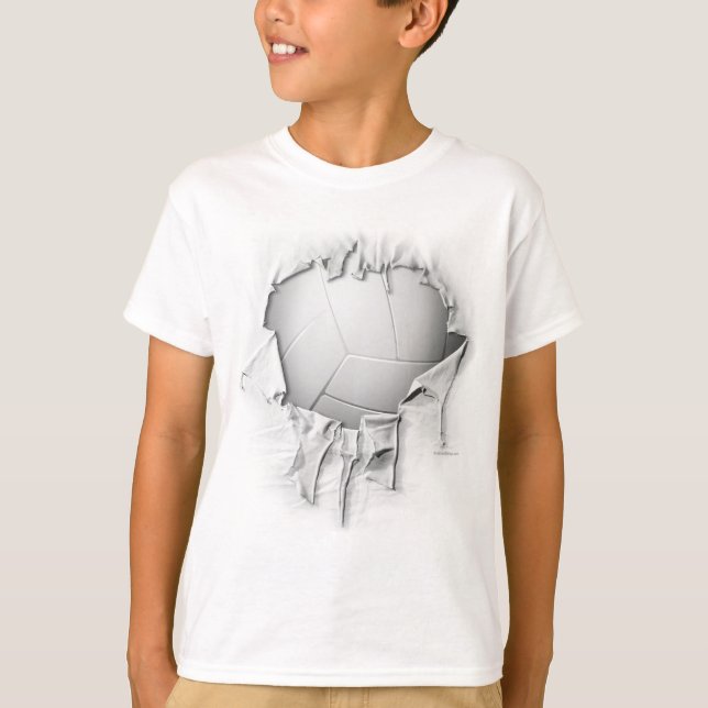 T-shirt Chemise de volley-ball déchirée (Devant)