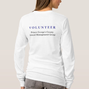 T-shirt Chemise de volontaire de refuge pour animaux de