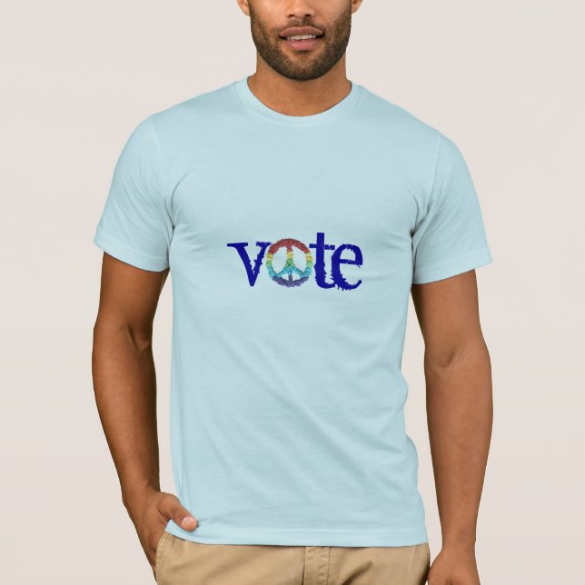 T-shirt Chemise de "vote" de graphiques du karaté KAT (Devant)
