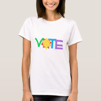 T-shirt Chemise de vote Soleil GOTV / Votez avec Soleil