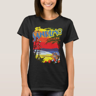 T-shirt Chemise de voyage ensoleillée de la plage de Sanre