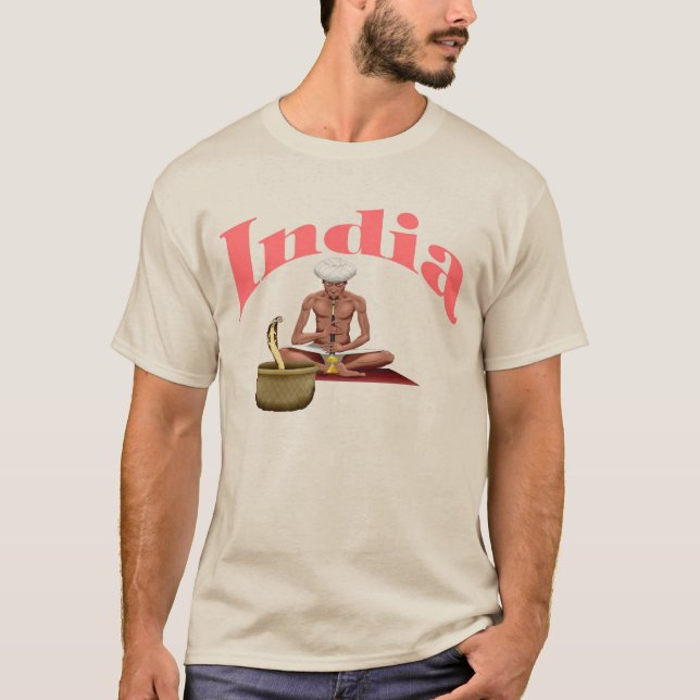 T-shirt Chemise de voyage Inde (Devant)