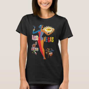 T-shirt Chemise de voyage Las Vegas Casino Girl Show
