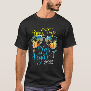 T-shirt Chemise de voyage pour filles à Las Vegas 2025 Squ