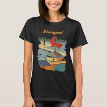 Chemise de voyage rétro de la ville de Leningrad R
