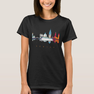 T-shirt Chemise de voyage romantique gondole Venise Italie