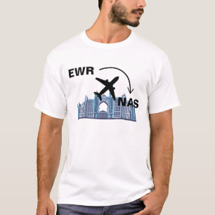 T-shirt Chemise de voyage vers Nassau Bahamas