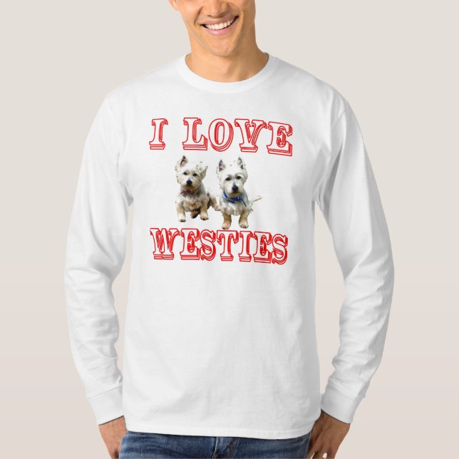 T-shirt Chemise de Westies (Devant)