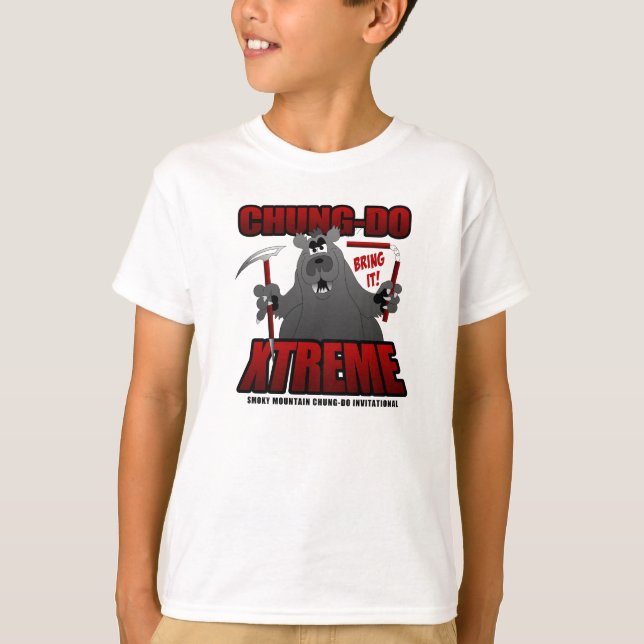 T-shirt Chemise de Xtreme d'ours - enfants (Devant)