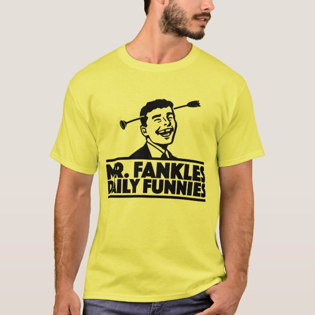 T-shirt Chemise de Yeller des hommes - JUSQU'à 6X ! (Devant)