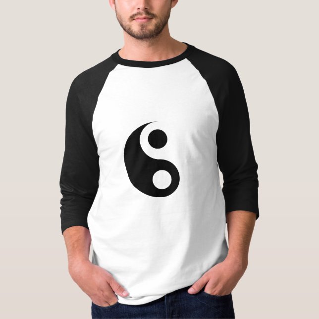 T-shirt Chemise de Ying Yang (Devant)