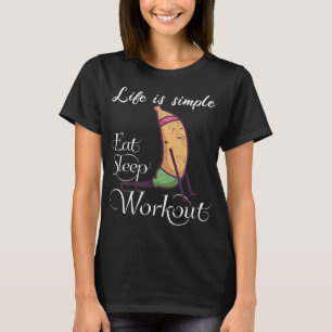 T-shirt chemise de yoga banane