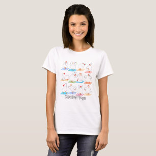 T-shirt Chemise de yoga de poulet