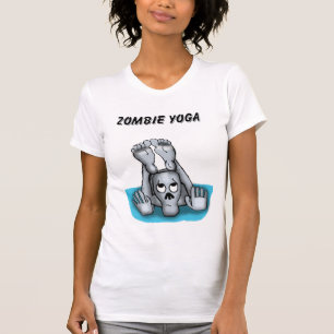 T-shirt Chemise de yoga de zombi