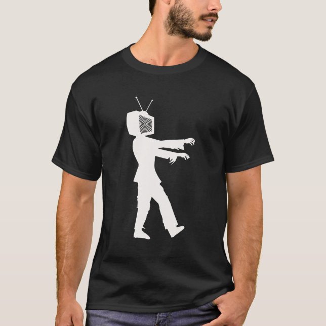 T-shirt Chemise de zombi de Telivision (Devant)