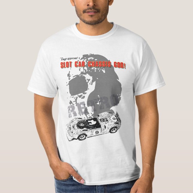 T-shirt Chemise de zombi de voiture de course miniature (Devant)