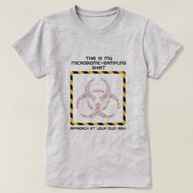 T-shirt Chemise d'échantillonnage de Microbiome (Design devant)