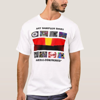 T-shirt Chemise d'échantillonneur d'art