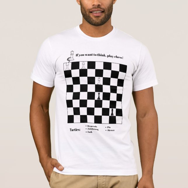 T-shirt Chemise d'échecs (Devant)