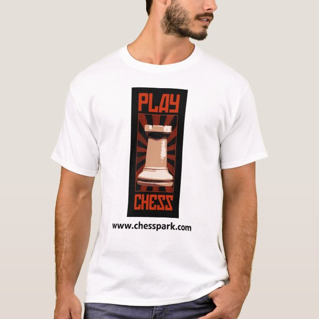 T-shirt Chemise d'échecs de jeu (Devant)