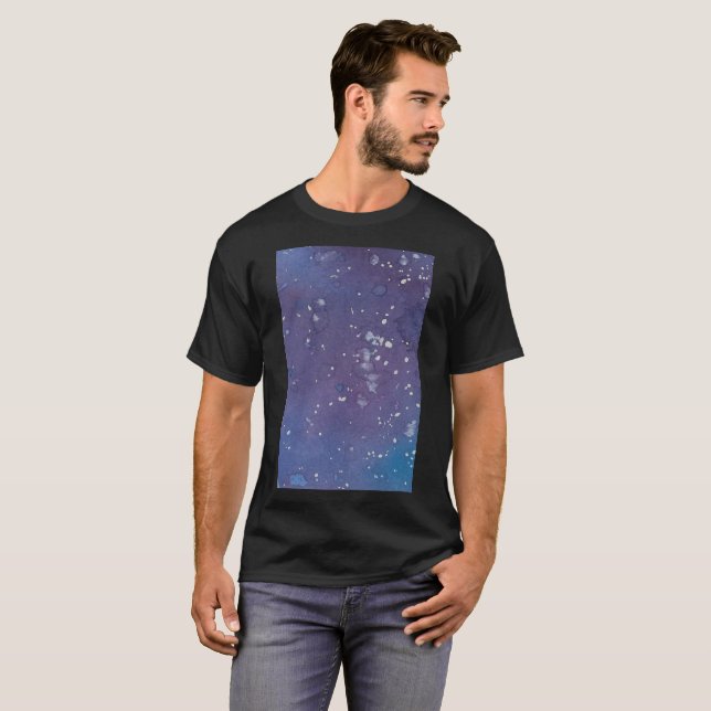 T-shirt Chemise d'éclaboussure de galaxie (Devant entier)