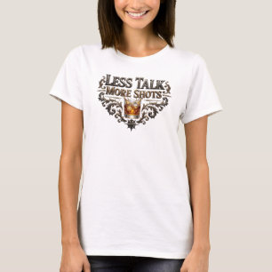 T-shirt Chemise déclaration Snappy Rose MOINS DE PAROLES P