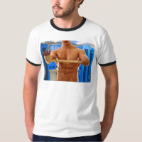 Chemise décontractée de SlipperyJoe's homme musclé