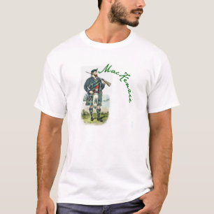 T-shirt Chemise d'écossais du style 2 du Mackenzie de cla