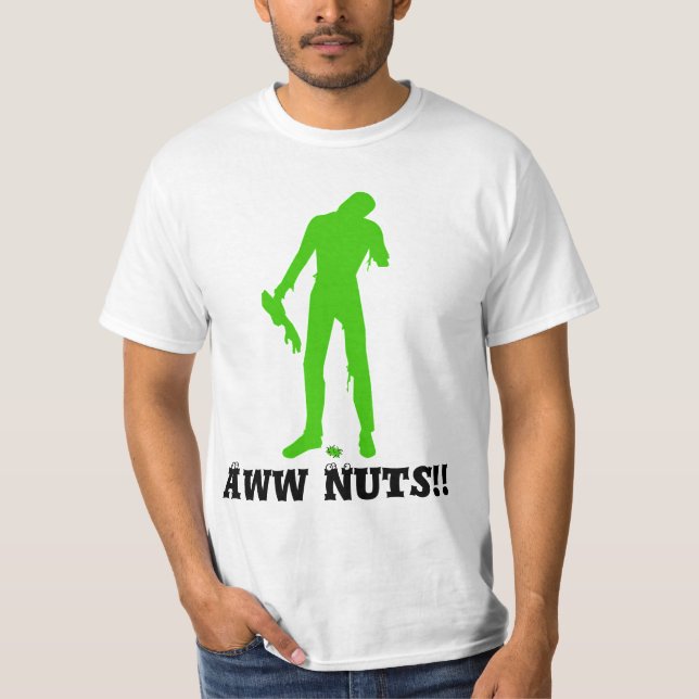 T-shirt Chemise d'écrous de zombi (Devant)