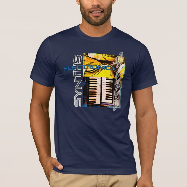 T-shirt Chemise d'Electronica Synths (Devant)