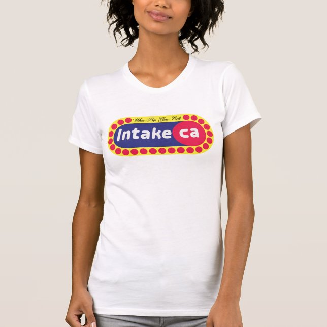 T-shirt Chemise délicieuse de fille (Devant)