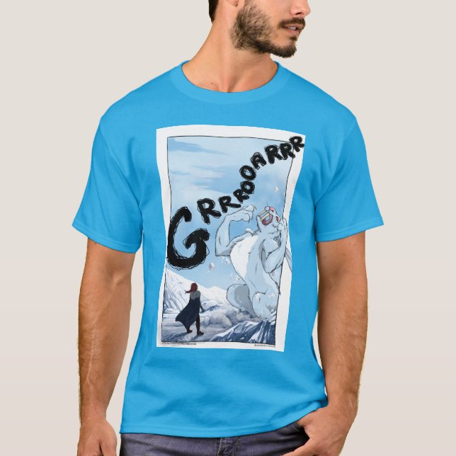 T-shirt Chemise d'embuscade de lapin à dents de sabre (Devant)