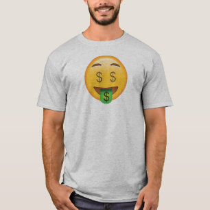T-shirt Chemise d'Emoji d'argent