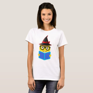 T-shirt Chemise d'Emoji de sorcière de Halloween pour lir