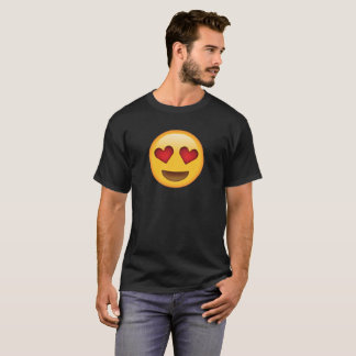 T-shirt Chemise d'Emoji d'oeil de coeur