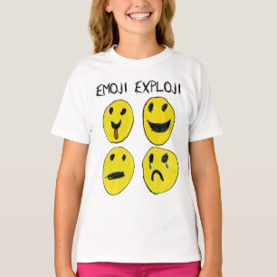 T-shirt Chemise d'Emoji Exploji