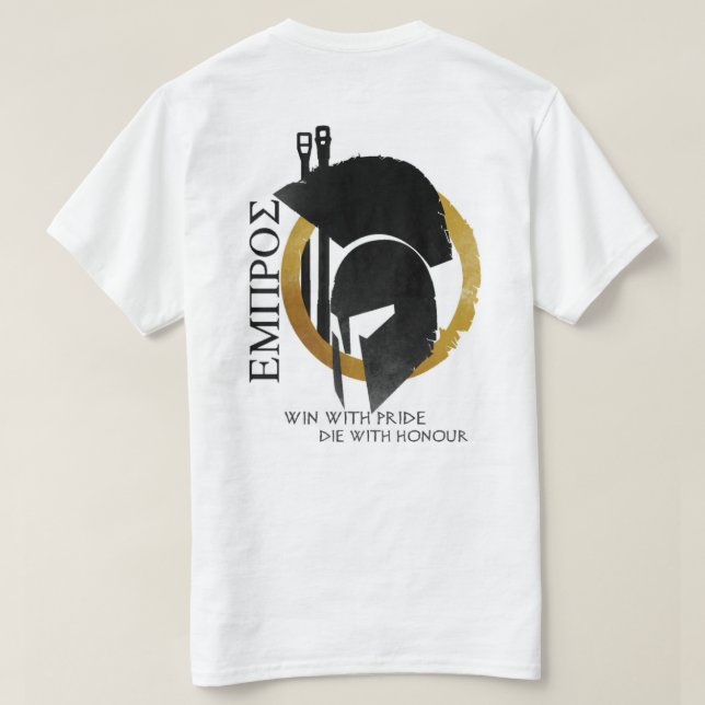 T-shirt Chemise d'Empros avec le logo (Design dos)