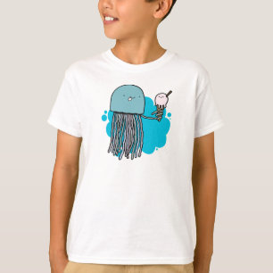 T-shirt Chemise d'enfants de crème glacée de gelée et