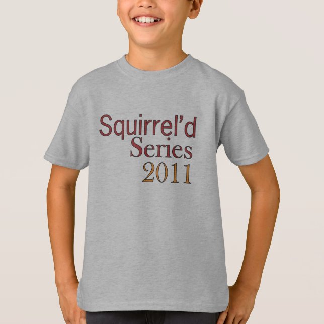T-shirt Chemise d'enfants de la série 2011 de Squirrel'd (Devant)