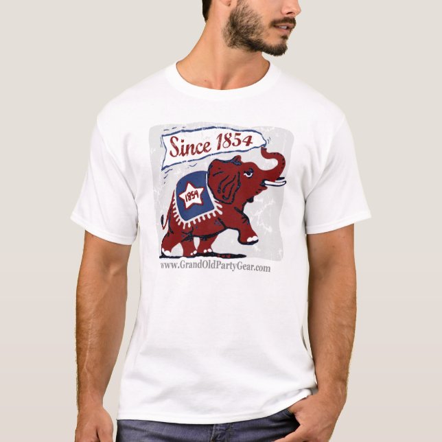 T-shirt Chemise d'enfants d'éléphants (Devant)